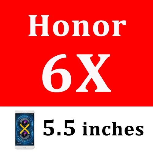 Стекло Honor 6a для huawei Honor 6x защитное стекло на Huavei Honer Hono 6 A X C Pro защита экрана A6 X6 C6 закаленное стекло - Цвет: For Honor 6X