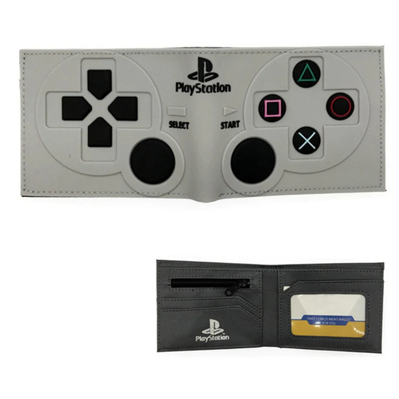 Модный игровой playstation 4 кошелек с карманом для монет ID держатель для карт 3D Touch PVC и PU короткий кошелек для молодых Carteira Masculina