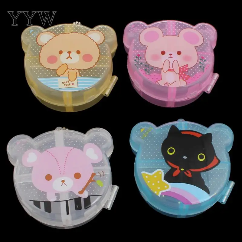 1 шт. пластиковый ящик для инструментов с изображением кошки|storage beads|tool box casebox case |