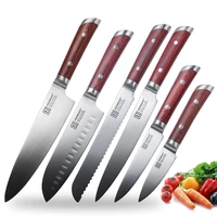 sunnecko high end kitchen knives set with gift box chefs utility meat bread slicing cleaver santoku paring cook cut knife sets