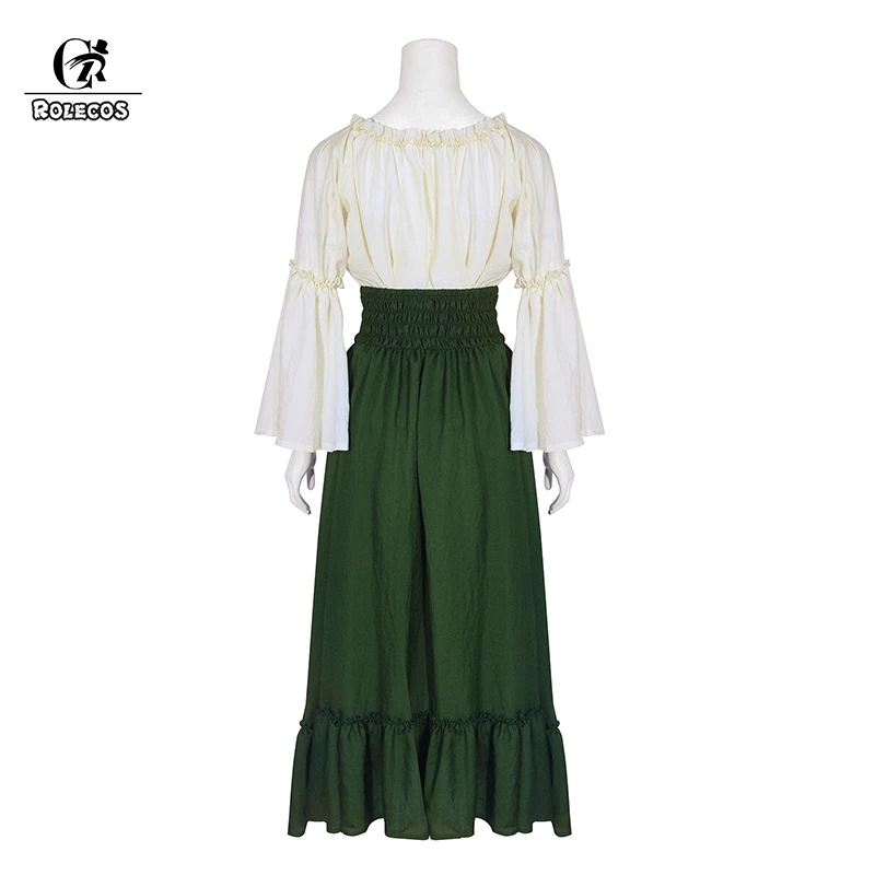 ROLECOS Ренессанс для женщин Костюм Ретро викторианской наряд Готический шар платья