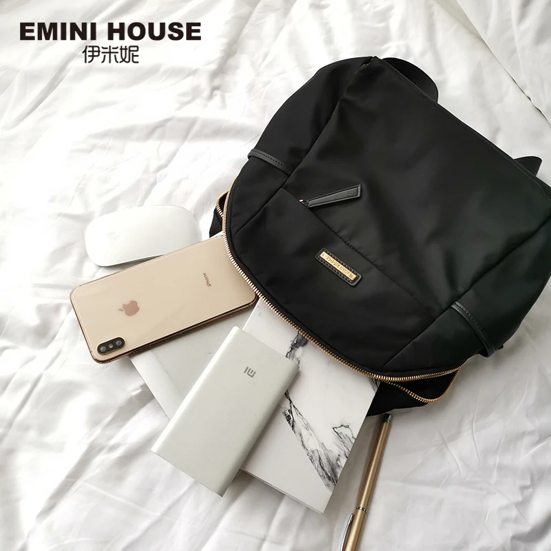 Многофункциональный нейлоновый рюкзак EMINI HOUSE водонепроницаемый ранец женская