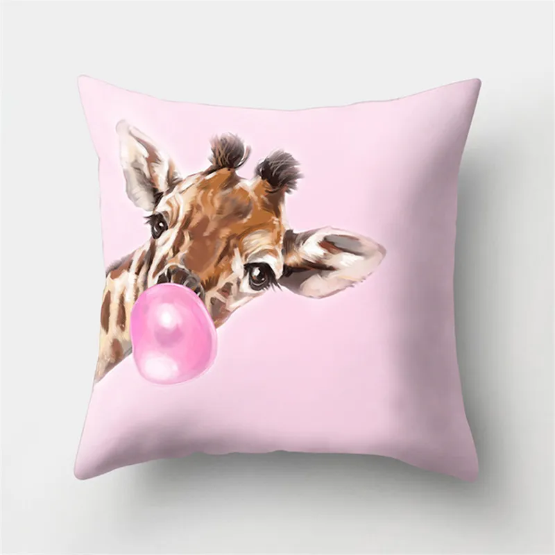 Детская комната украшения цветок подушки милые животные короткий мягкий плюш