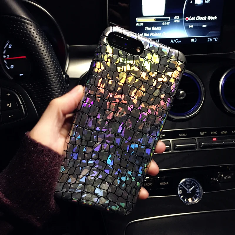 Ультратонкий чехол Magic Brilliance для iphone xs max защитный Серебряный Блестящий с