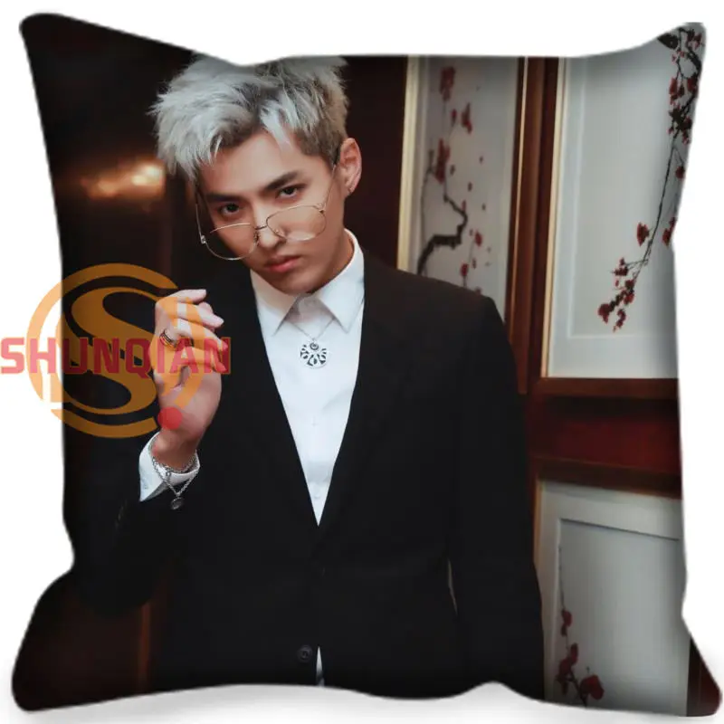 Новое поступление Kris wu стильная наволочка квадратная Наволочка на молнии заказной подарок 35x35 см 40x40 см - Цвет: 6