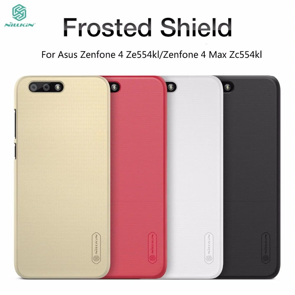 Матовый чехол NILLKIN для Asus Zenfone 4 Ze554kl чехол для телефона Роскошный тонкий матовый жесткий пластик чехол для Asus Zenfone 4 Max Zc554kl