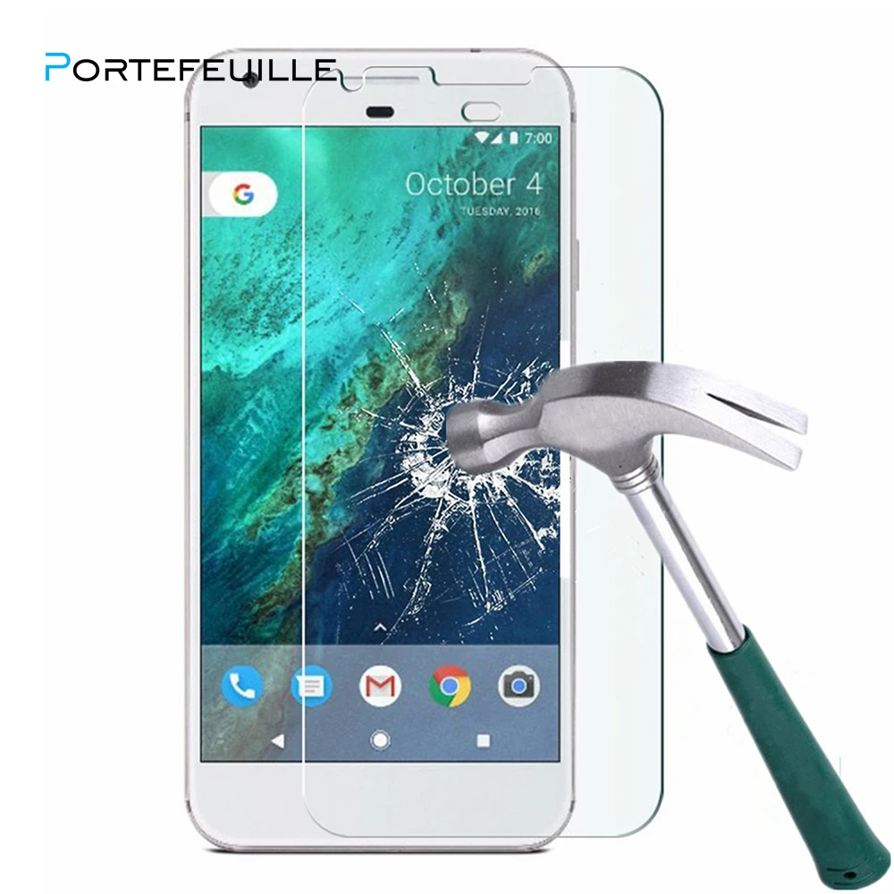 PORTEFEUILLE New 9H Hardness Premium Tempered Glass For Google Pixel 2 XL Ultra Clear Screen Protector 6p nexus |
