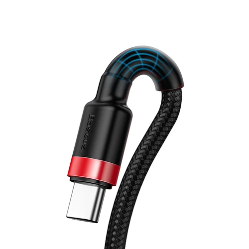 Красный Baseus 40 Вт Кабель usb type C для huawei P30 mate 20 30 Pro 5A Быстрая зарядка Quick Charge 3,0 type USB-C кабель для передачи данных - Цвет: Красный