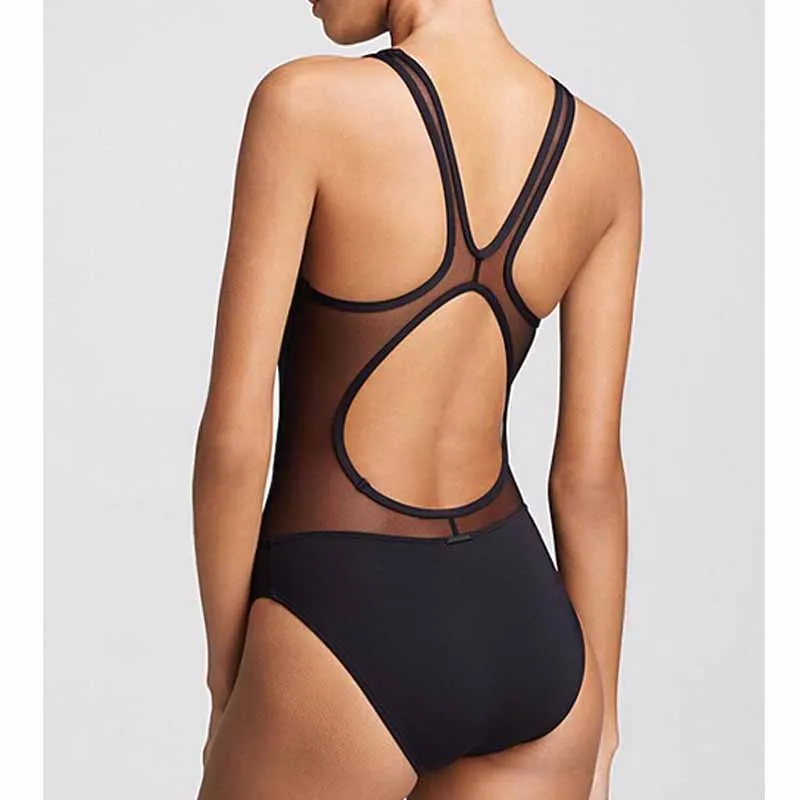 Сетчатый прозрачный купальник для женщин летний популярный стиль новейший