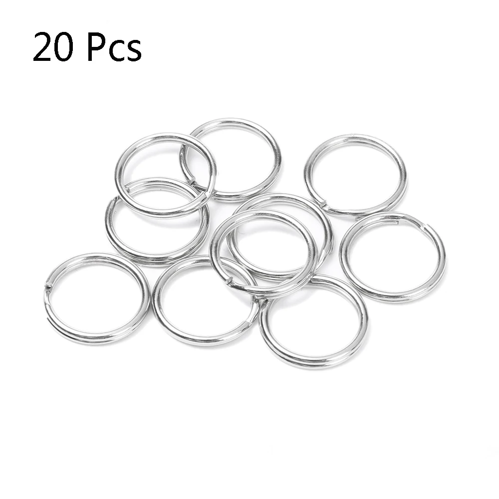 20 шт. брелок для ключей из нержавеющей стали 15 мм|Брелоки| |