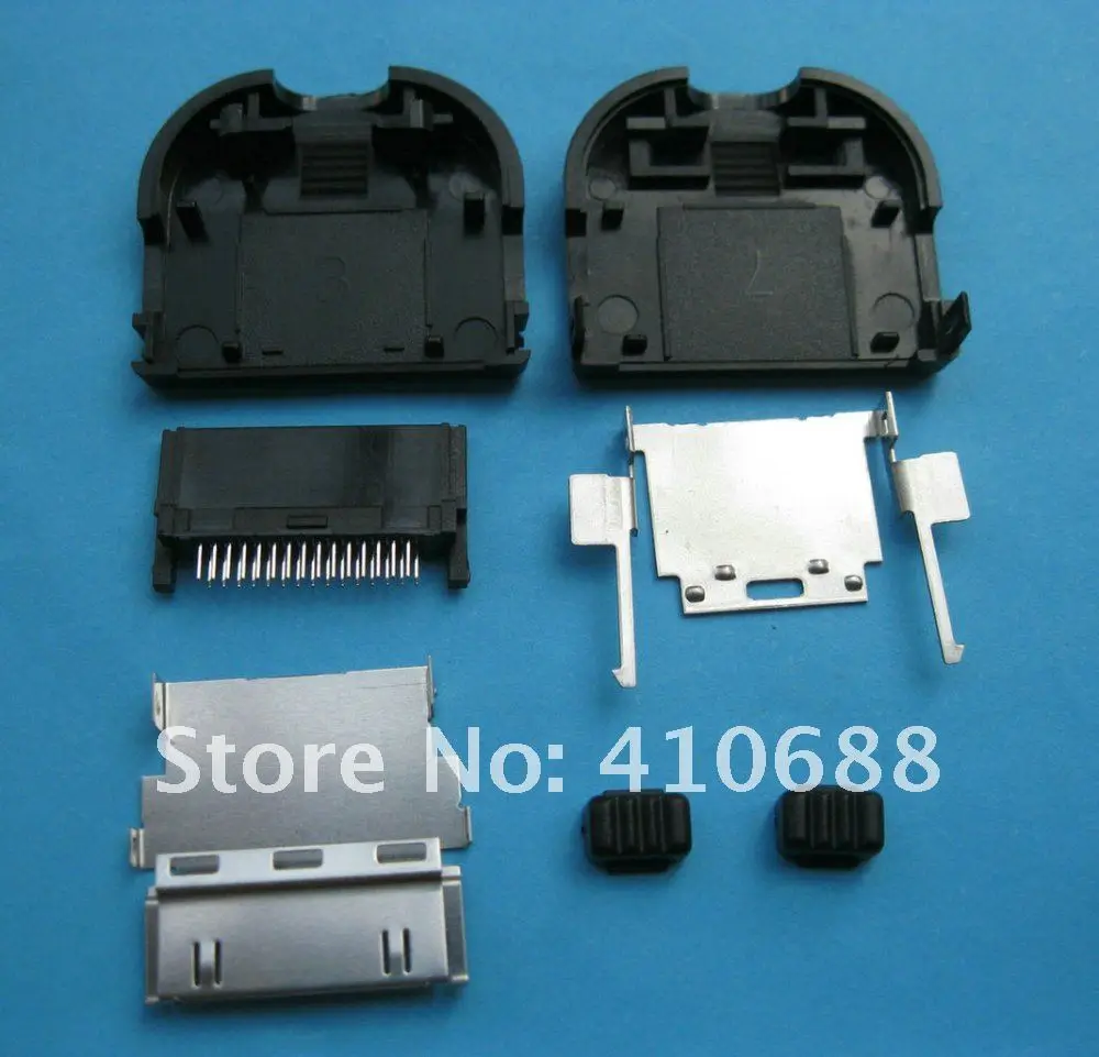 30 шт. 30-контактный разъем для IPOD с черным пластиковым корпусом | Строительство и