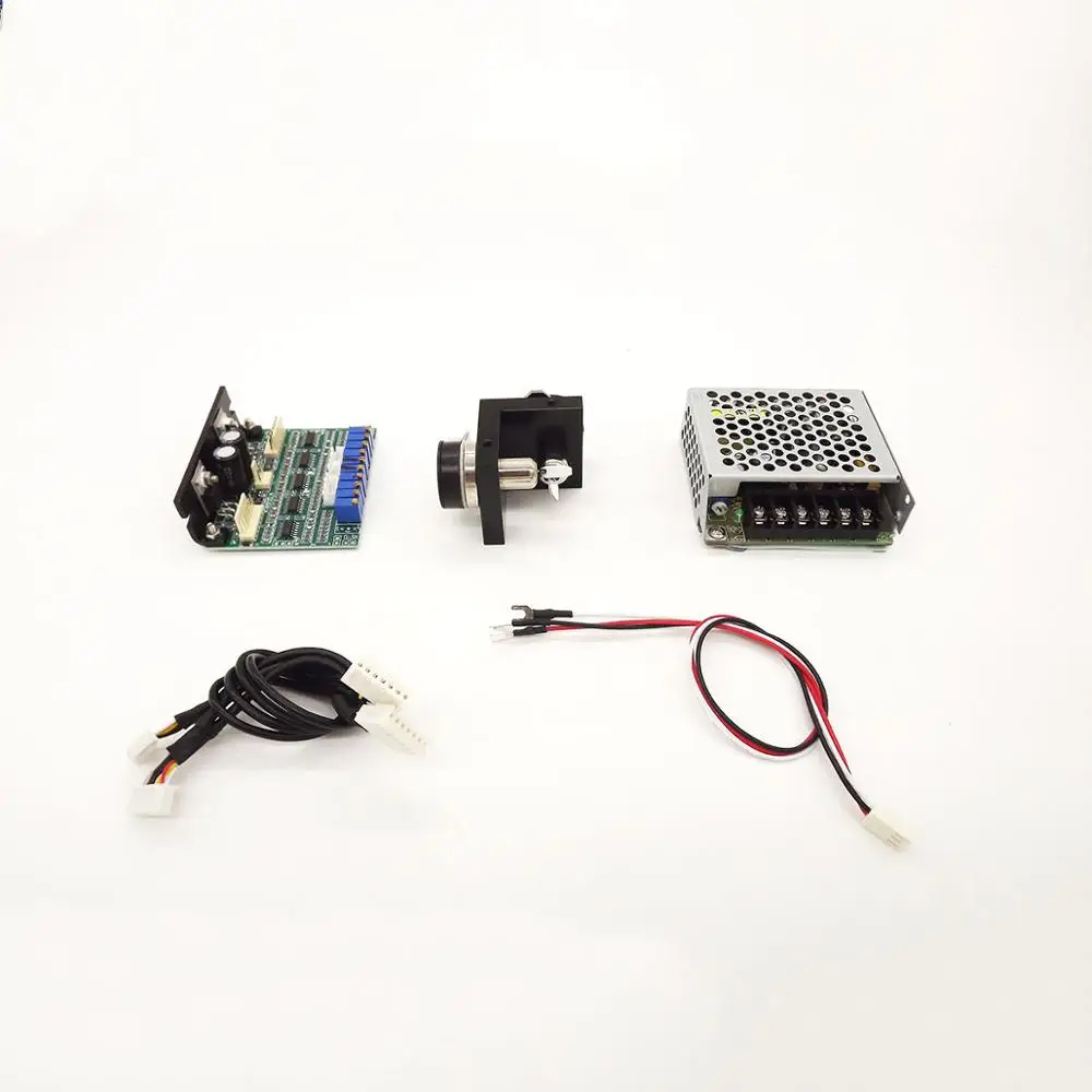 Full Set 25Kpps лазерный сканирующий Galvo DC12V 7pin на гальванометровой основе оптический комплект для сканера для DJ лазерный светильник шоу лазерный проектор - Цвет: Full Set