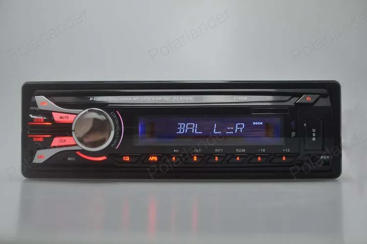 Авто Радио Стерео Mp3 радио плеер Audio in 1 din Bluetooth USB Порты и разъёмы SD/MMC радио-Кассетный проигрыватель съемная передняя Панель