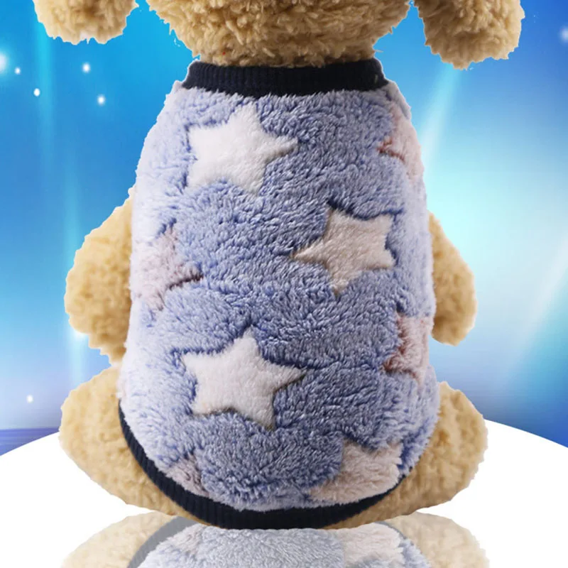 New Autumn/Winter Cartoon Dog Clothes for Small Dogs Chihuahua Yorkie Clothing Pet Puppy Cat Coats Jacket Warm Soft Fleece | Дом и сад