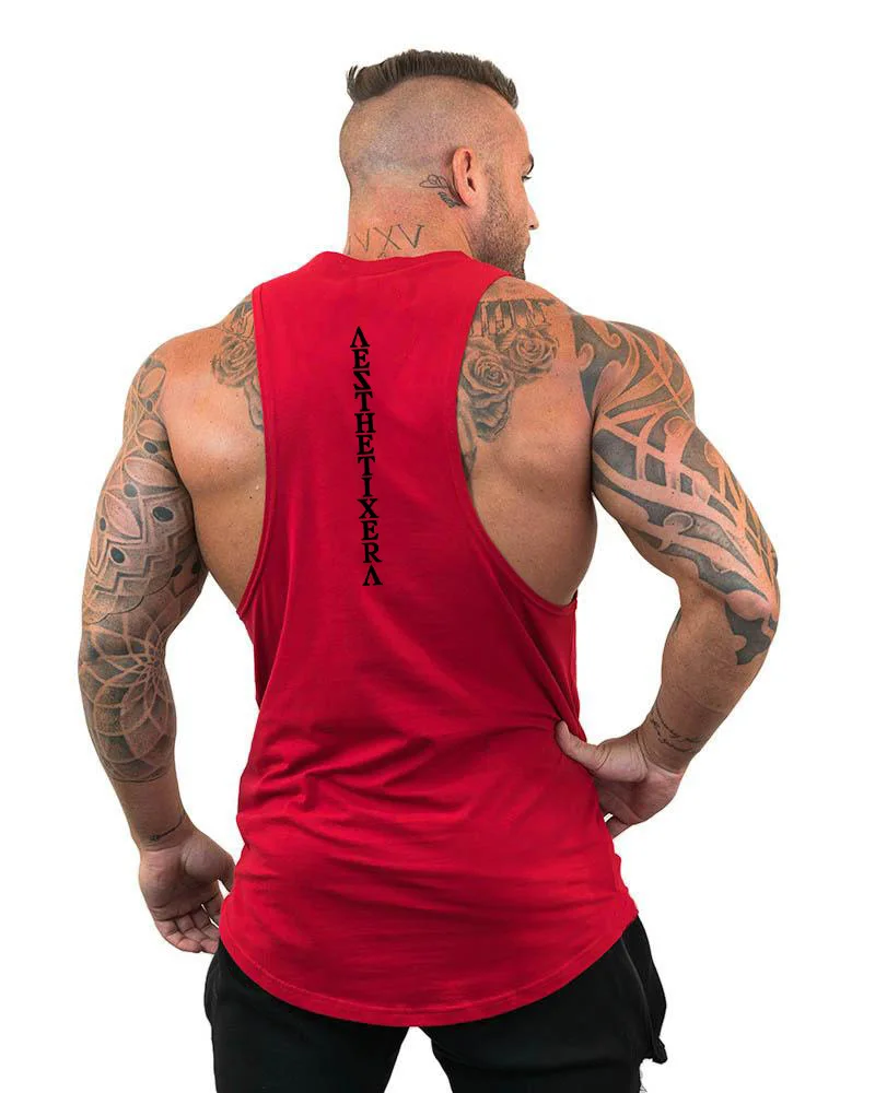 Brand clothing gyms tank tops men canotta bodybuilder top workout singlet fitness stringer tanktop muscle sleeveless shirt | Мужская