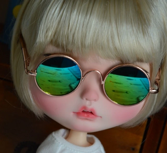 1 шт. 8 см крутые солнцезащитные очки для кукол Blyth BJD реквизит фотографий