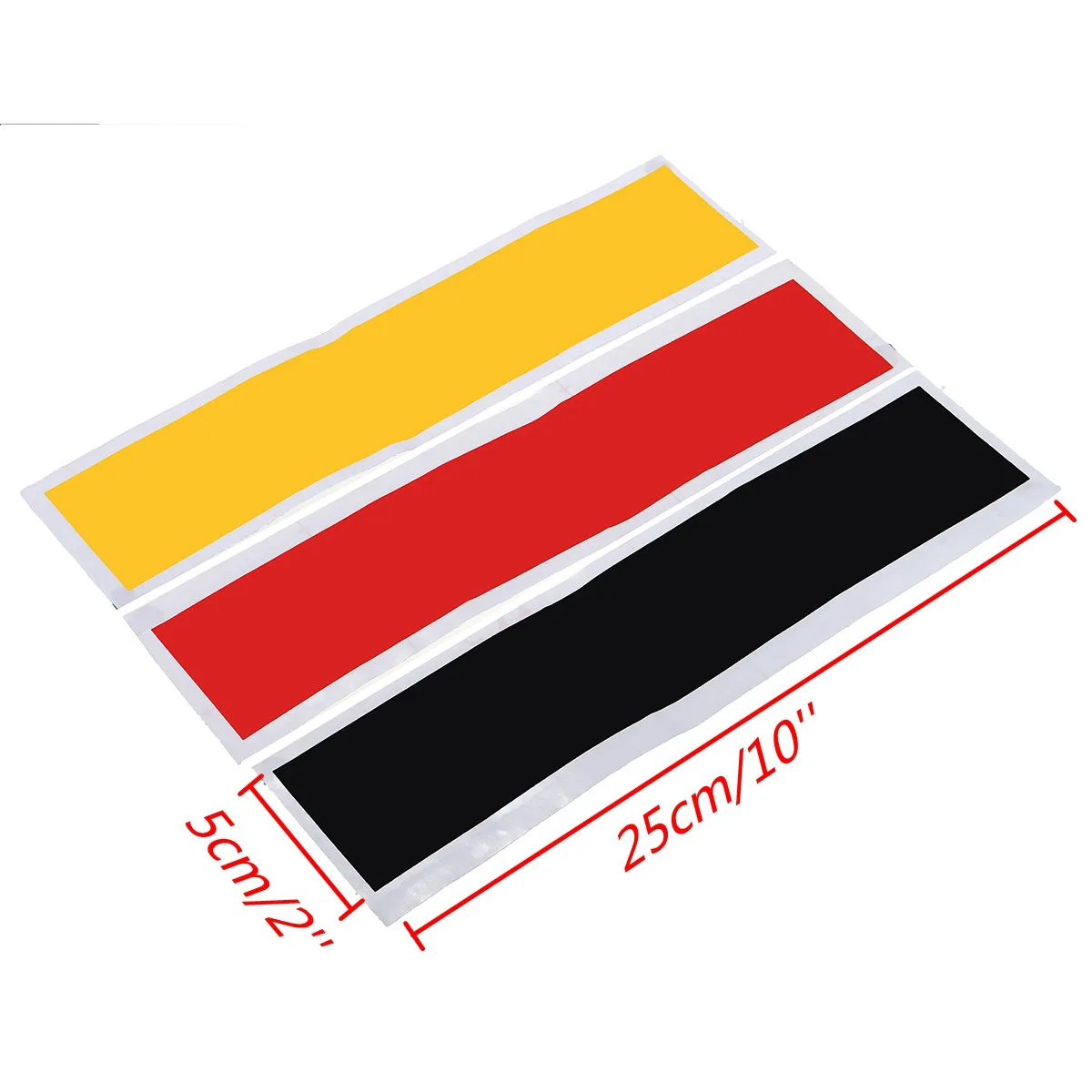 Набор наклеек с немецким флагом цветная полоса наклейка для Audi /BMW /Mercedes /VW|decal