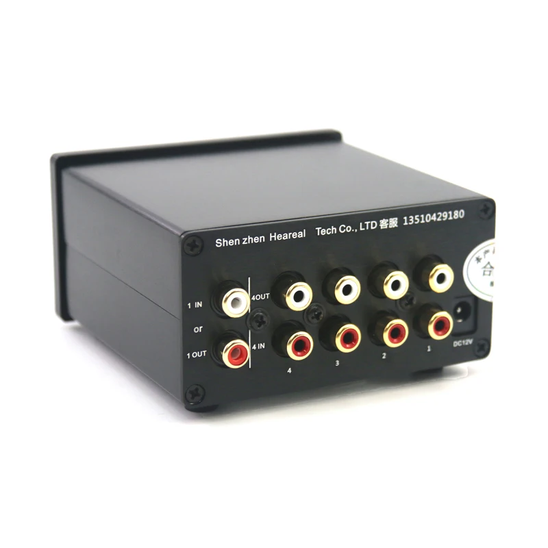 Lossless Hifi аудио коммутатор 4 в 1 выход/1 в 4 выход аудио вход селектор