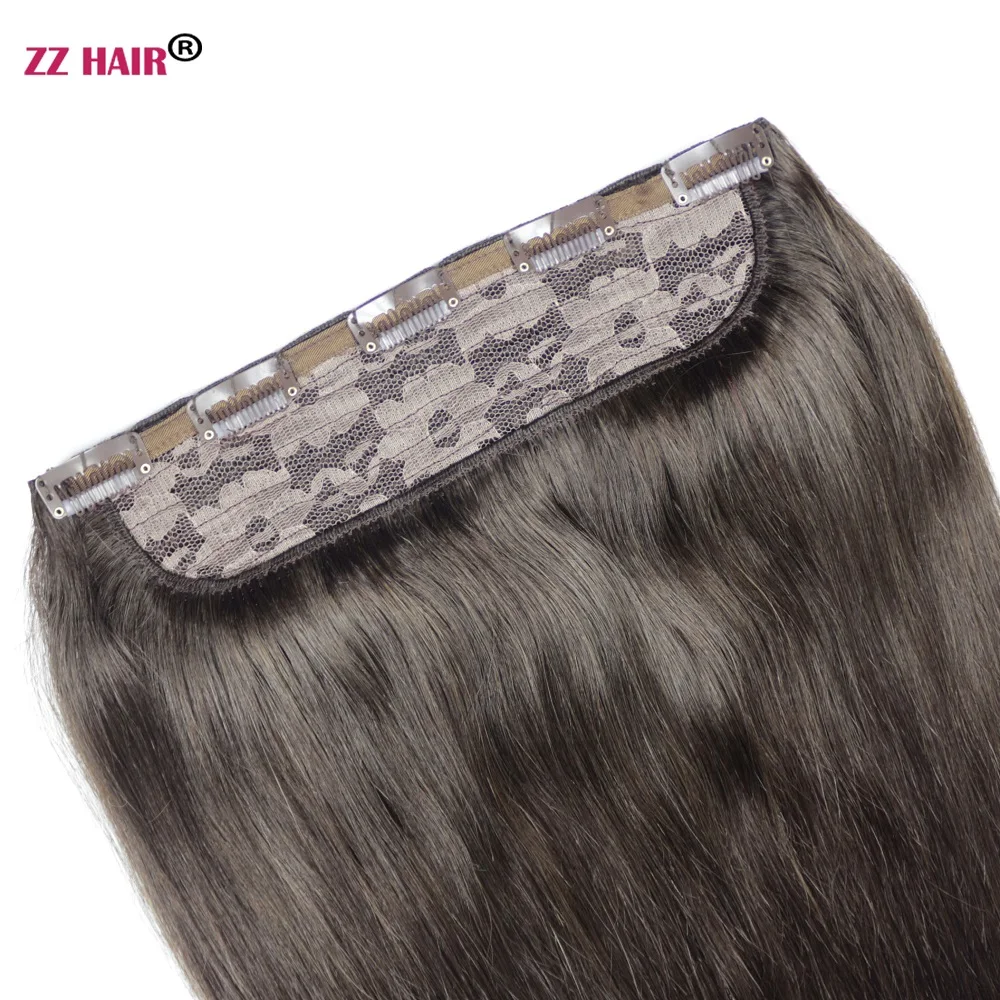 ZZHAIR 100 г-200 г 1"-28" машинное производство, волосы remy, комплект из 1 предмета, 5 прядей, человеческие волосы для наращивания, Натуральные Прямые Волосы
