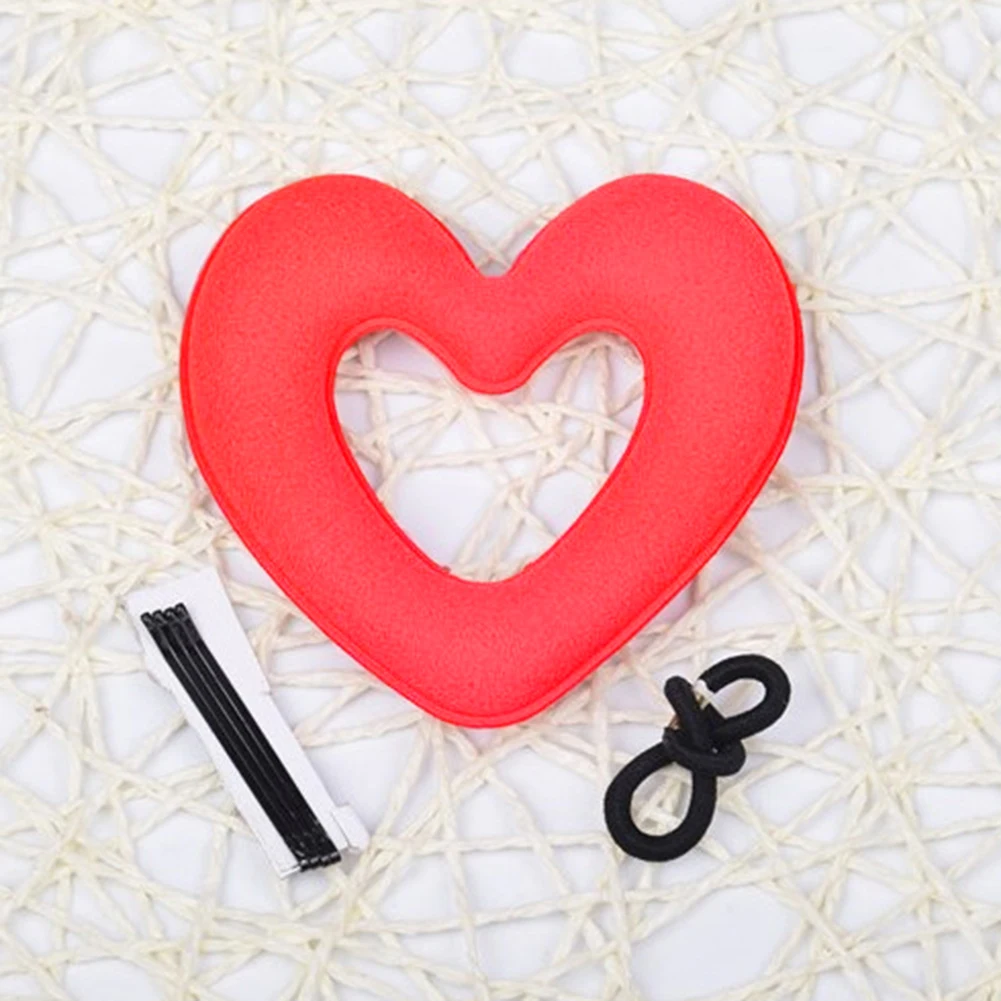 Самый популярный пучок для волос в форме пончика сердца волшебная губка