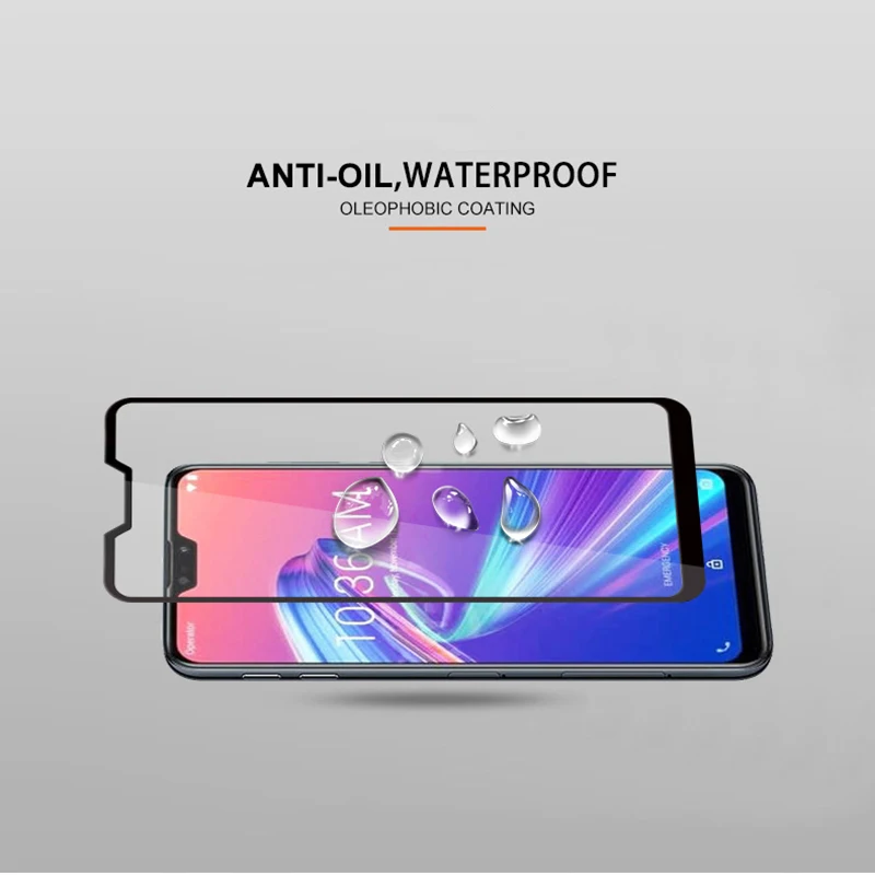 Полное покрытие из закаленного стекла для ASUS Zenfone Max Pro(M2) ZB631KL ZB633KL ZC520KL ZS620KL ZA550KL ZB602KL защитная пленка 9H