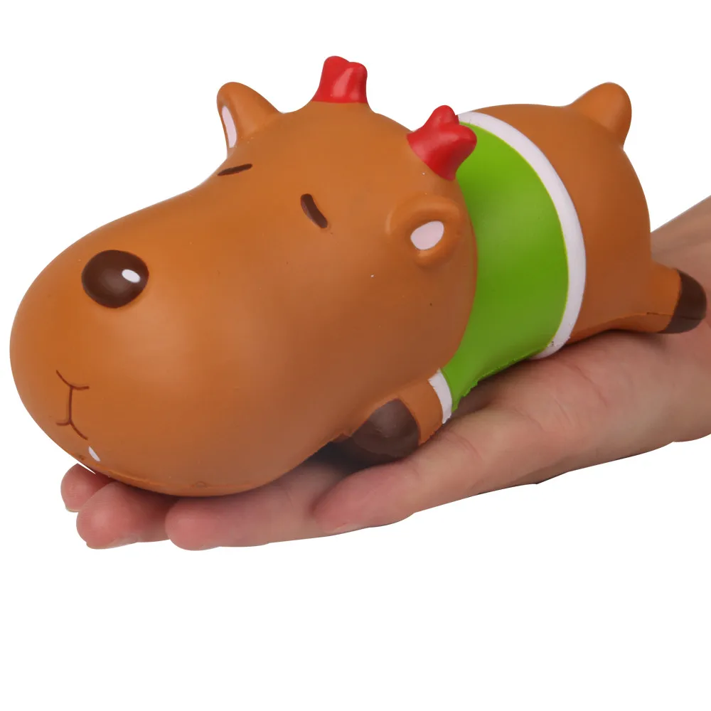 Сжимаемые рождественские Moose медленно растущий крем сжимаемые