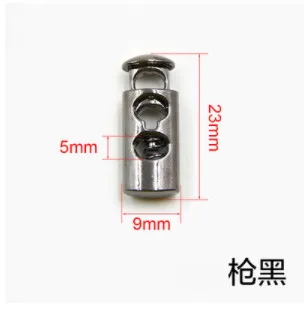 

A36 High grade metal spring buckle bag and suitcase fittings coat rope cord lock slip stop buckle adjustment stoppers