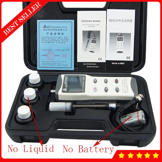 AZ8601 портативный Handel большой ЖК рН метр AZ 8601 pH & Mv температура качество воды|lcd ph