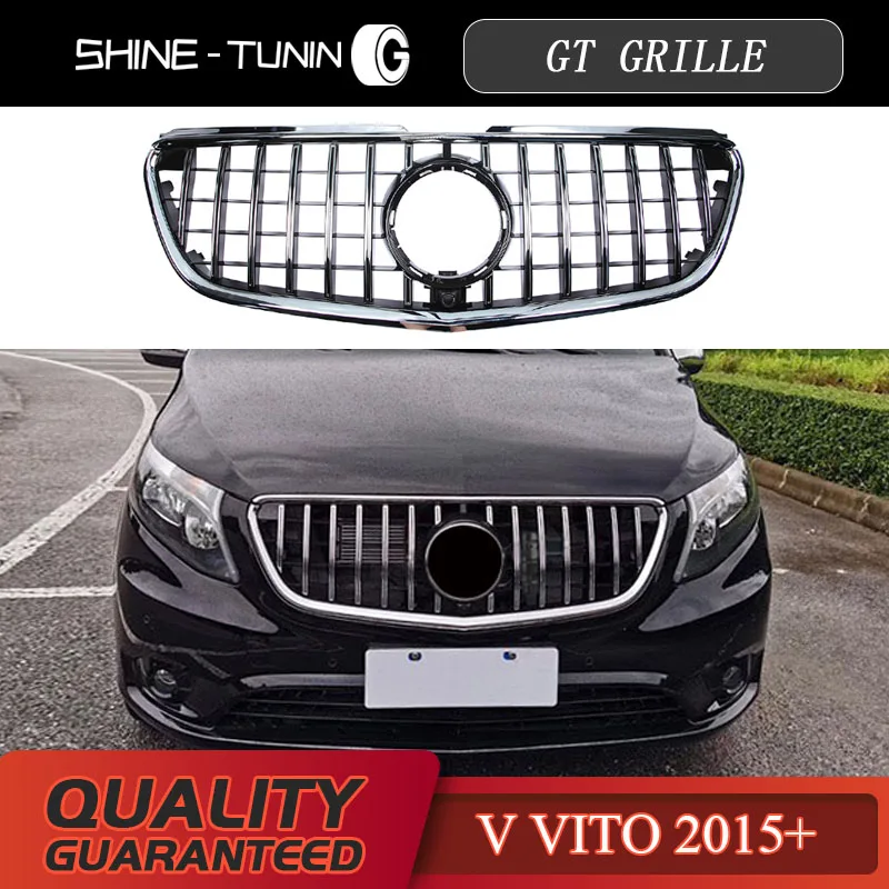 Передняя решетка подходит для v класса w447 VITO GT GTR V250 V260 пластиковая 2015 +|Гоночные