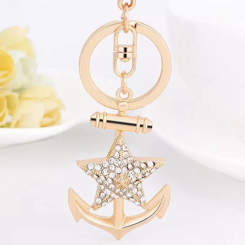 Брелок для ключей из сплава с принтом звезд | Украшения и аксессуары