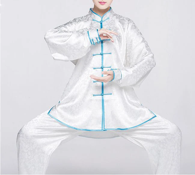 Унисекс высокое качество лето и весна костюм wushu taiji dragon grain форма для Тай Чи