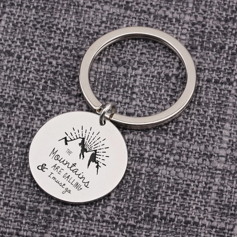 Аксессуары походные подарки для влюбленных брелок ключей горного туризма