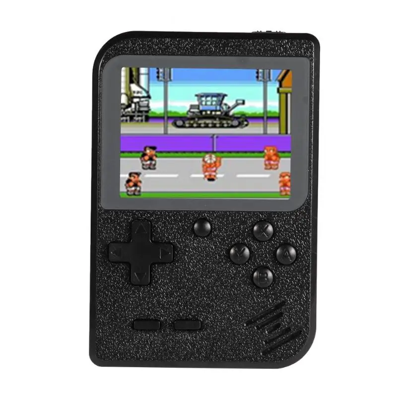 Черный 3,0 дюймов игровая консоль Мини карманный портативный игровой плеер встроенный 400 классические игры лучший подарок для ребенка Ностальгический плеер Горячая - Цвет: Черный