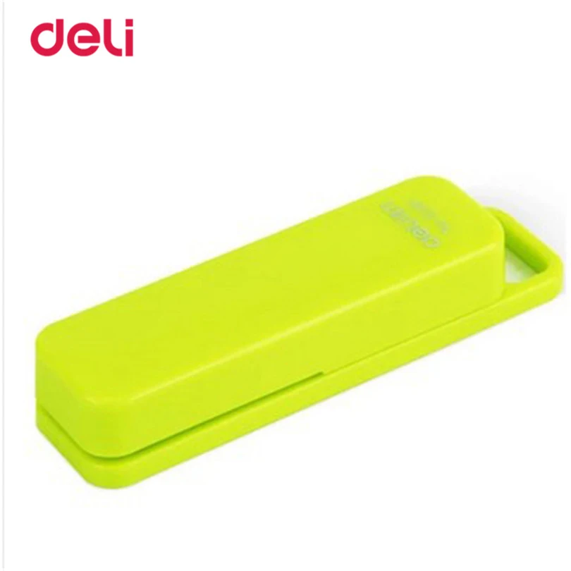 Новинка степлер для книги Deli мультфильм с коробкой офисные принадлежности