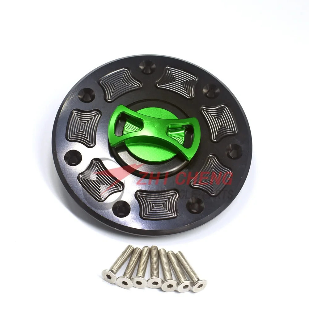 Крышка топливного бака с ЧПУ для KAWASAKI ZRX1100 ZX ZZR 600 1100 Ninja 250 250R 500 500R EX GPZ 750 900 1000