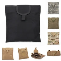 airsoft tactical molle large folding magazine dump drop pouch military hunting accessories foldable recovery mag bag