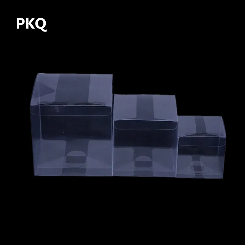 10 шт. маленькая квадратная пластиковая подарочная коробка для свадебной