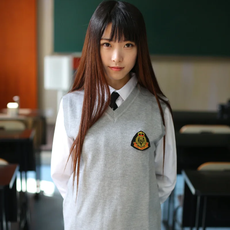 New Arrival JK School Uniforms Cardigans Sweater Tops Japanese Students Uniform Cute Girls High Sweaters Long Sleeve XXL | Тематическая