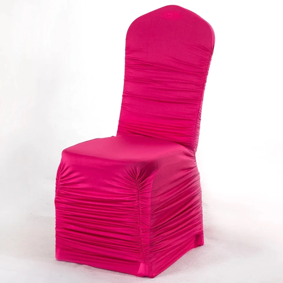 1 шт. чехол на стул из спандекса с оборками 20 цветов|chair covers for wedding|chair cover wholesale