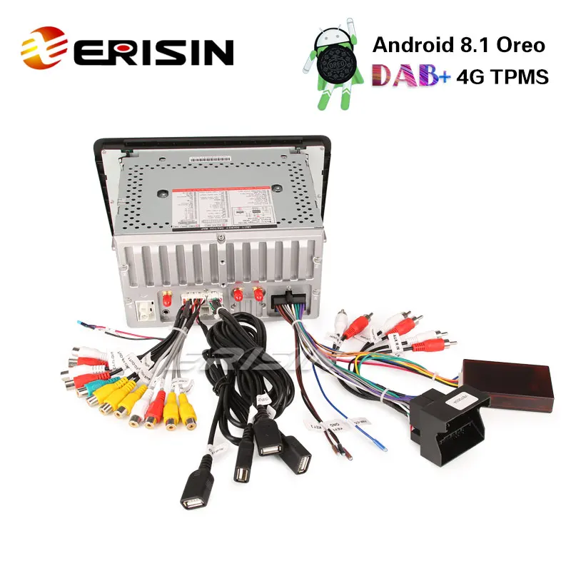 Erisin ES3973A 7 &quotAndroid 8 1 автомобильный стерео DAB + gps TPMS DTV IN BT CD Satnav для AUDI A3 S3 RS3 RNSE
