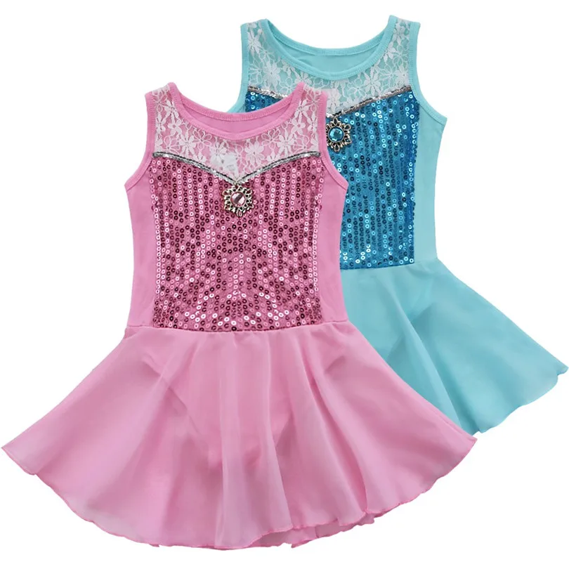 Kids Girls Sequined Diamond Princess Tutu Ballet Dance Skirt Leotard Dress Fancy Costume Party Child Dancerwear Clothes | Тематическая