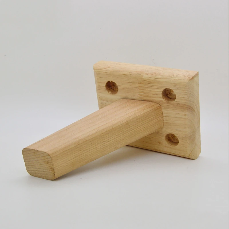 4 шт твердые деревянные ножки для мебели высокого качества резиновый деревянный