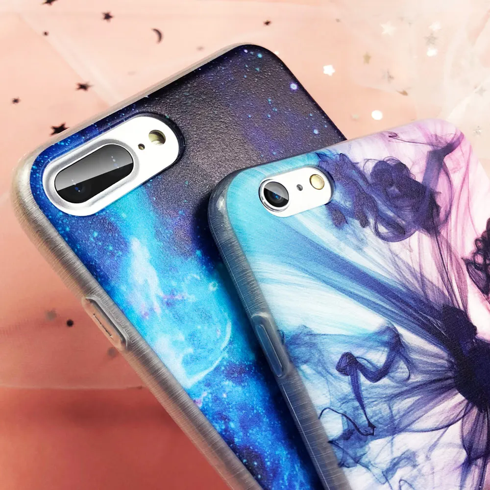 CASEIER чехол для телефона iPhone 7 8 Plus роскошные мраморные камни силиконовые чехлы X 5 5S