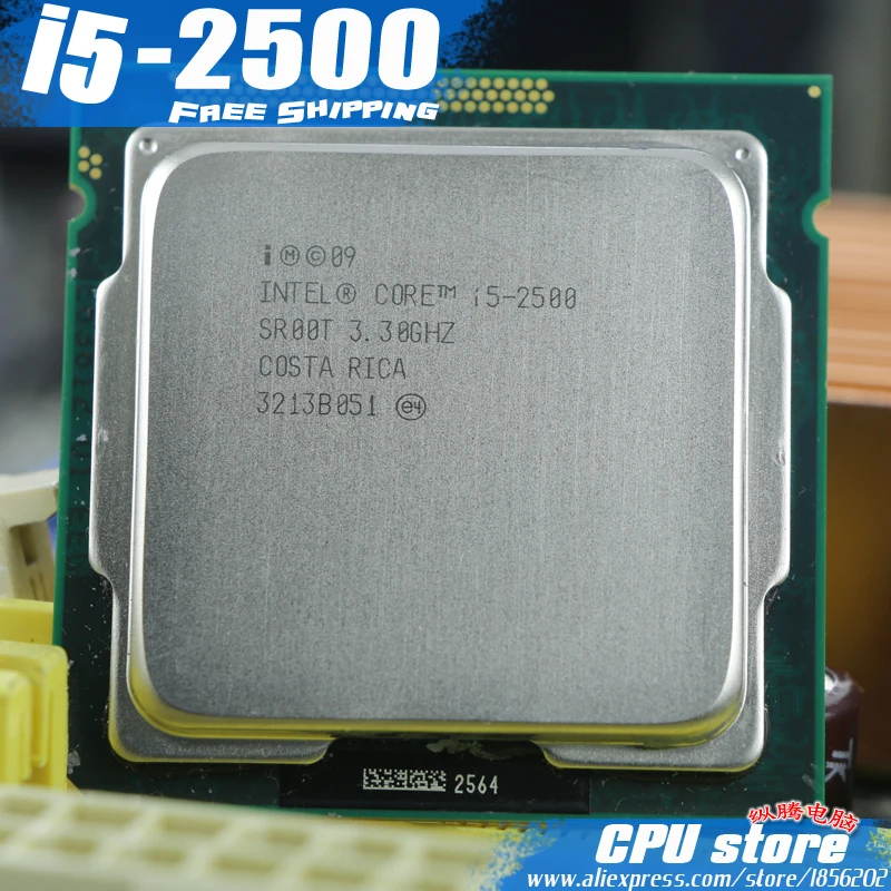 Процессор lntel core I5 2500 четырехъядерный ГГц L3 = 6 Мб 95 Вт разъем LGA 3 1155 рабочий |