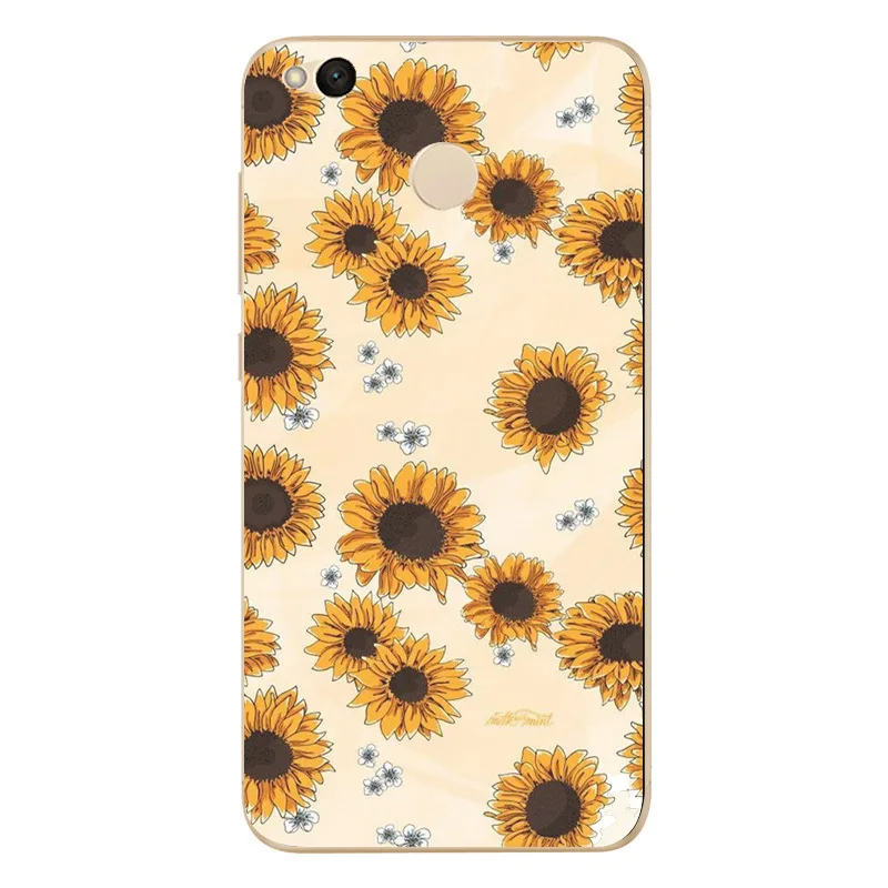 For Xiaomi Redmi 4X Note 4A 3 Case Soft TPU Cover Design charming flower Mi A1 4 Pro Phone Back D123 |