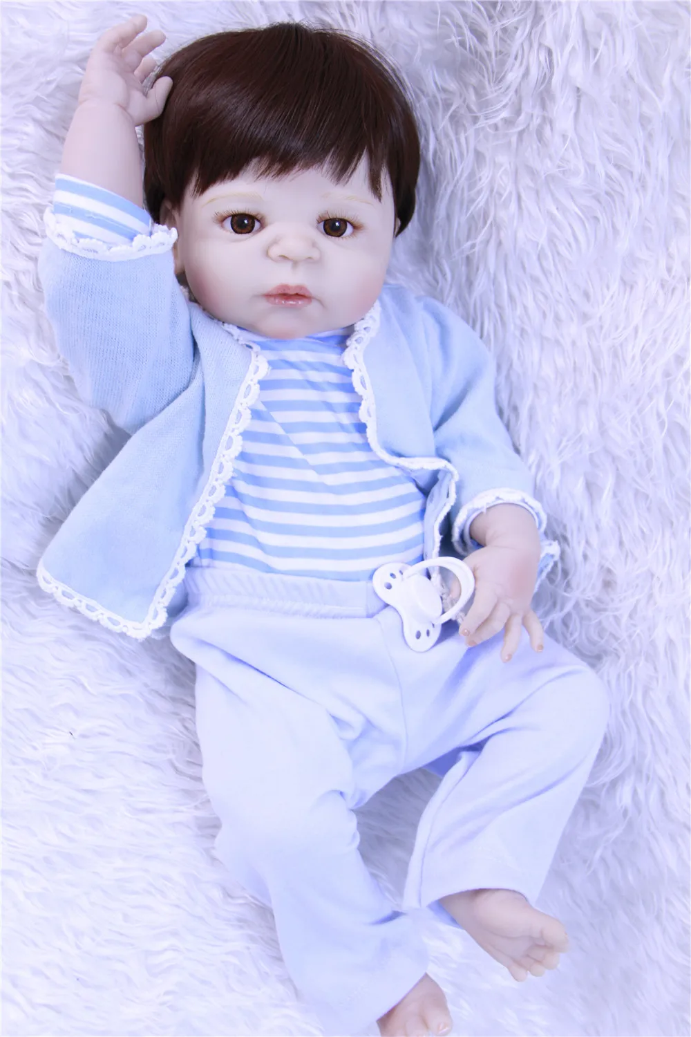 Кукла реборн силиконовая Реалистичная 22 дюйма 55 см | Игрушки и хобби