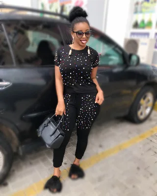 2018 Африканский Dashiki новый костюм красочные жемчуг Повседневный Костюм из