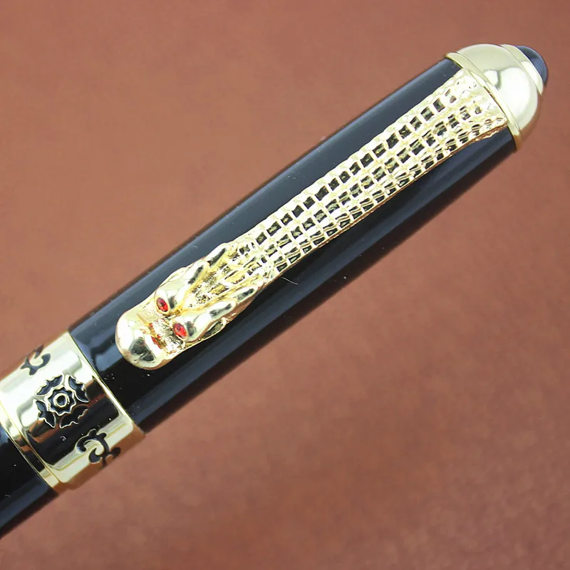 

Jinhao Luxury Roller Ball Pens Dragon Pattern Ballpoint Pen with gift Box for Gift Free Shipping