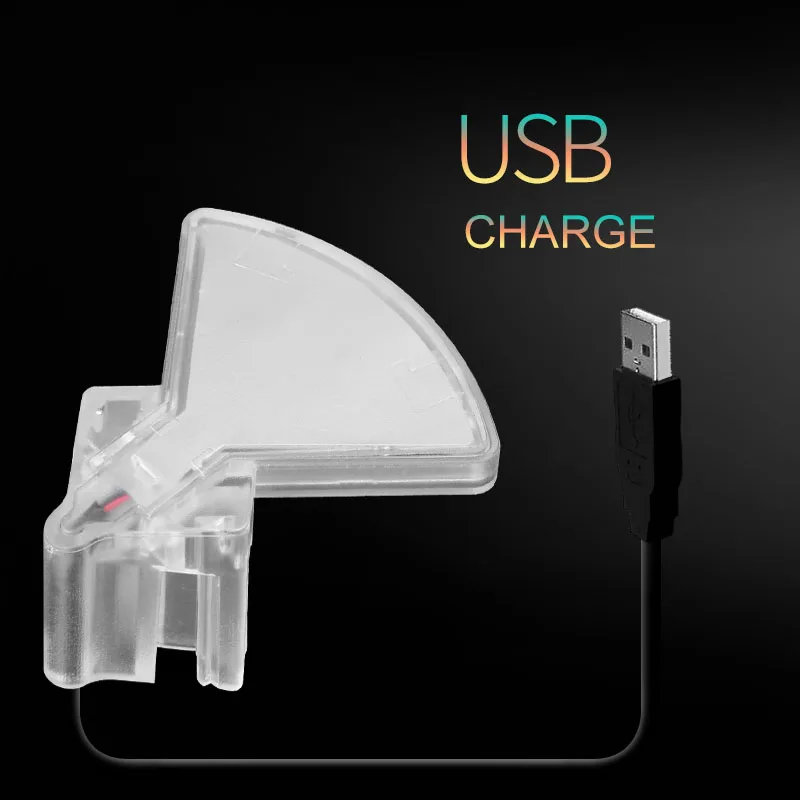 Клипсветильник для аквариума с USB разъемом прямоугольная мини лампа Led