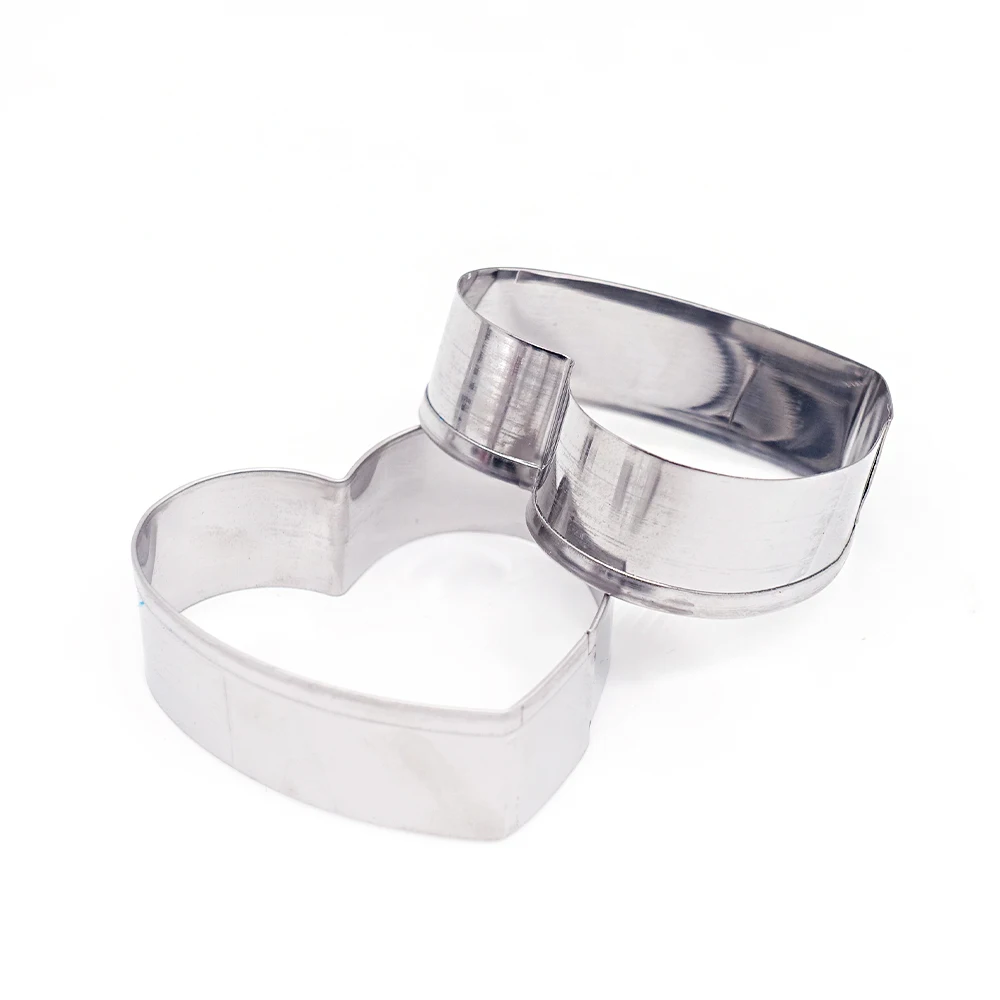 Для волос (4 предмета) Рождество дерево печенья формочка из нержавеющей стали с